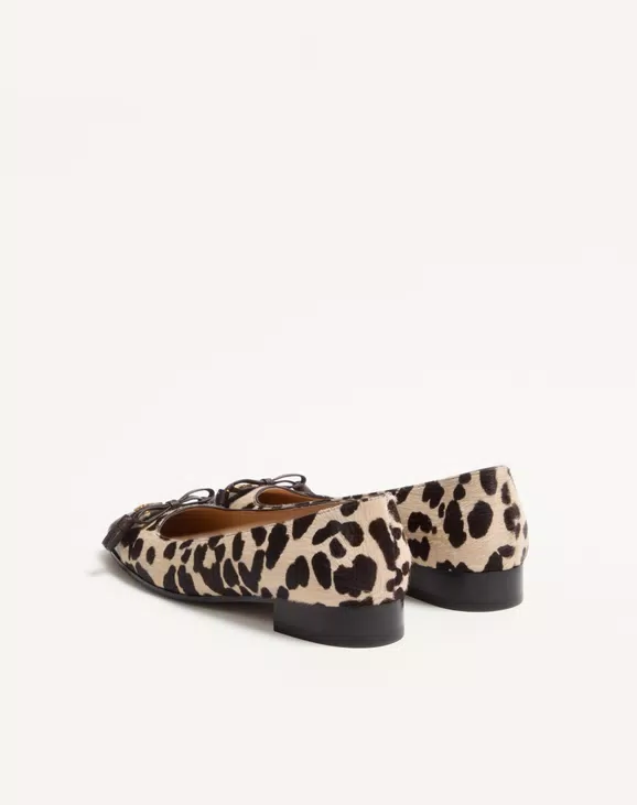 Valentino Valet Du Roi Ballerina In Pony-Effect Calfskin 25Mm - Image 4